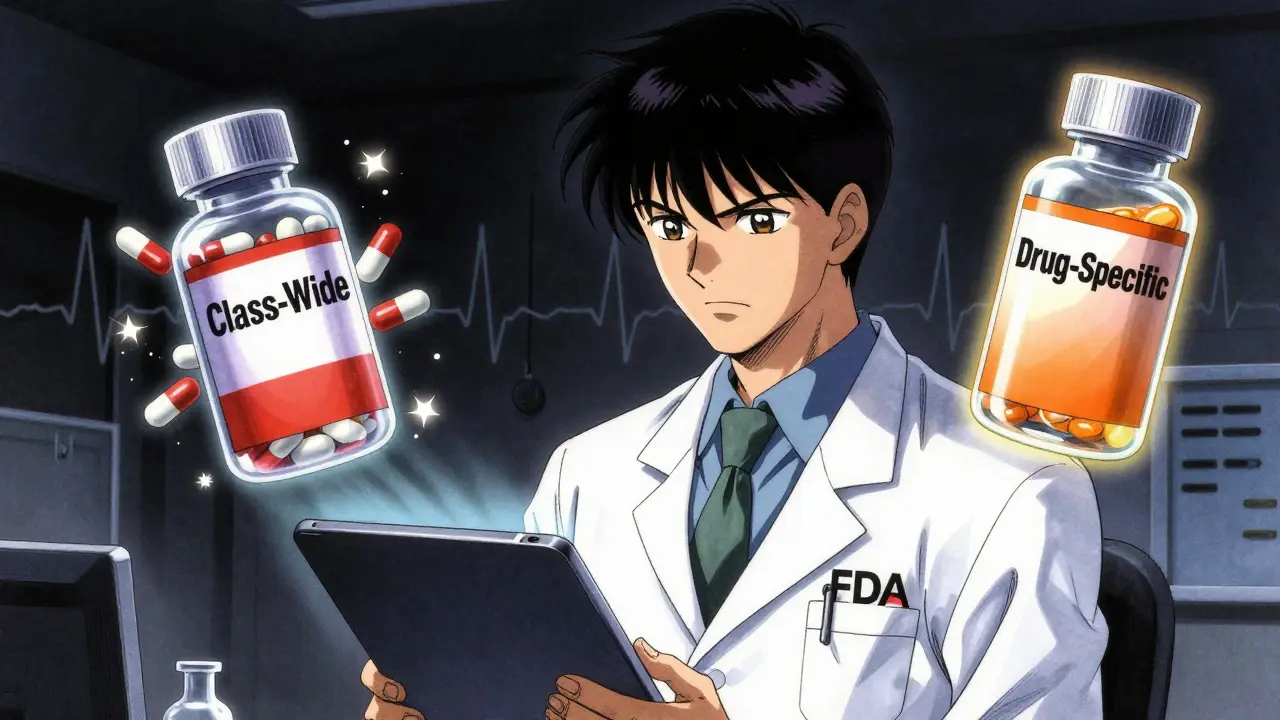 How to Identify Class-Wide vs. Drug-Specific Safety Alerts in Medications